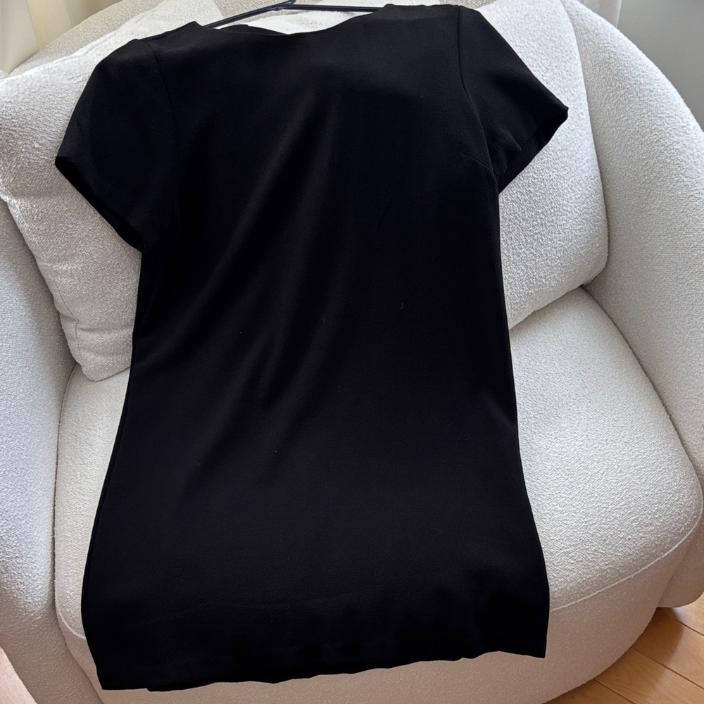 Bobeau Classic Black Short Sleeve Top